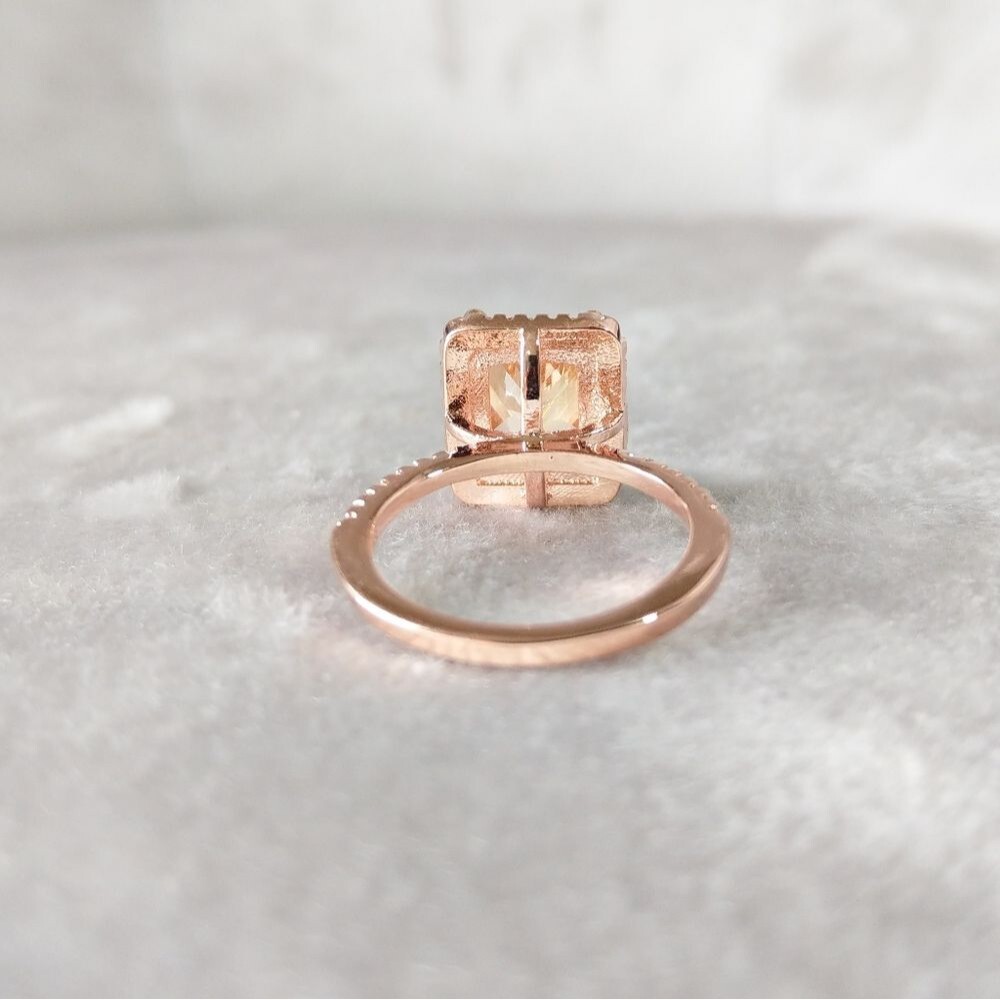 🍒NEW🍒 GORGEOUS SIMULATED CITRINE RING - Picture 12 of 13